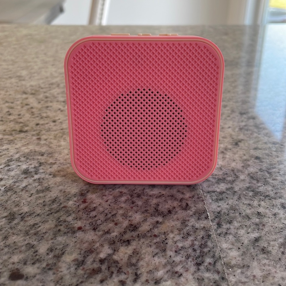 Sonix Bluetooth speaker. Brand new in box, never used. Pink.